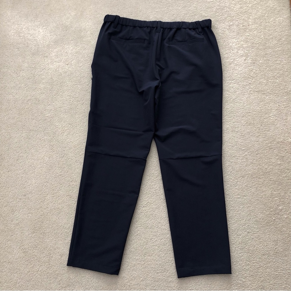 Men's Casual Pants In Navy Blue - Picture 5 of 9